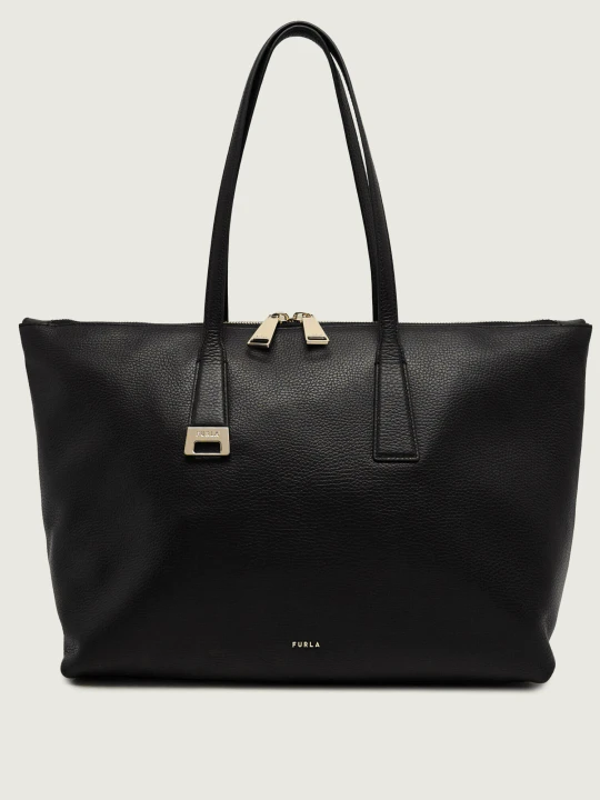 Zdjęcie produktu Furla Skórzana shopperka Furla Olivia czarny