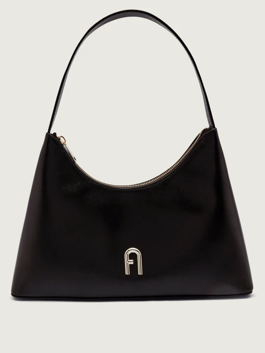 Zdjęcie produktu Furla Skórzana torebka na ramię DIAMANTE S czarny