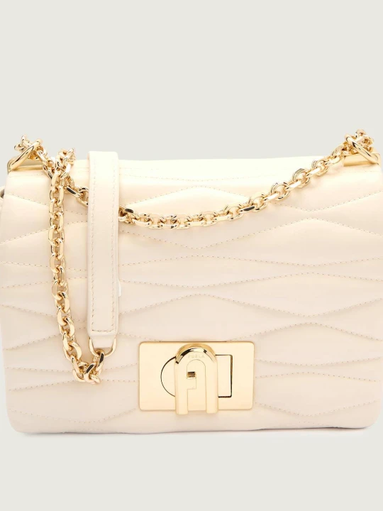 Zdjęcie produktu Furla Skórzana torebka na ramię Furla 1927 ecru