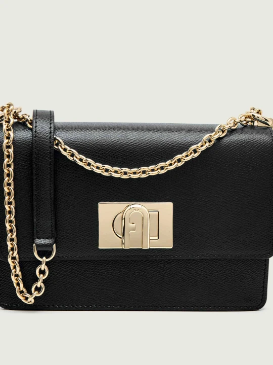 Zdjęcie produktu Furla Skórzana torebka na ramię Furla 1927 MINI czarny