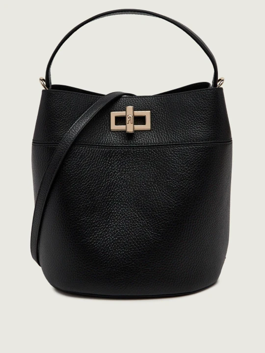 Zdjęcie produktu Furla Skórzana torebka na ramię FURLA AMELIA M czarny