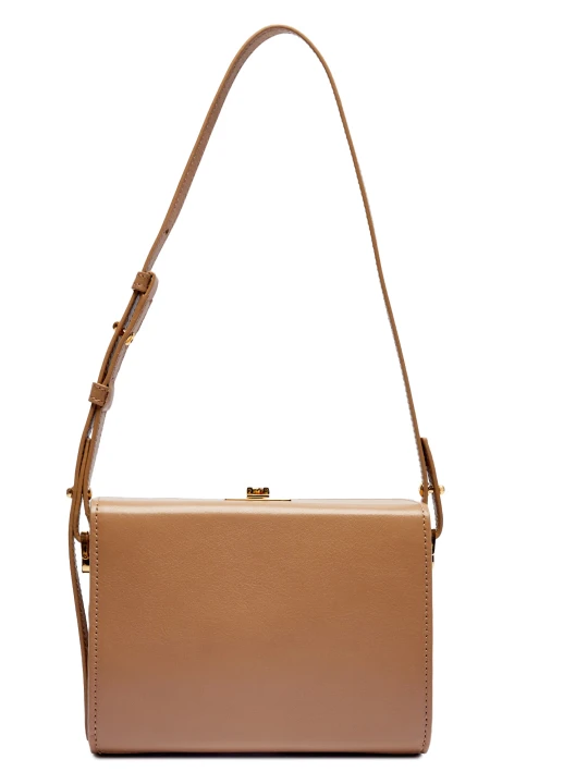 Zdjęcie produktu Furla Skórzana torebka na ramię FURLA ARCO beżowy