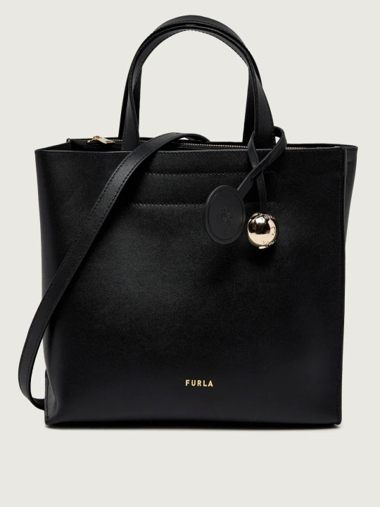 Zdjęcie produktu Furla Skórzana torebka na ramię Furla Divide It czarny