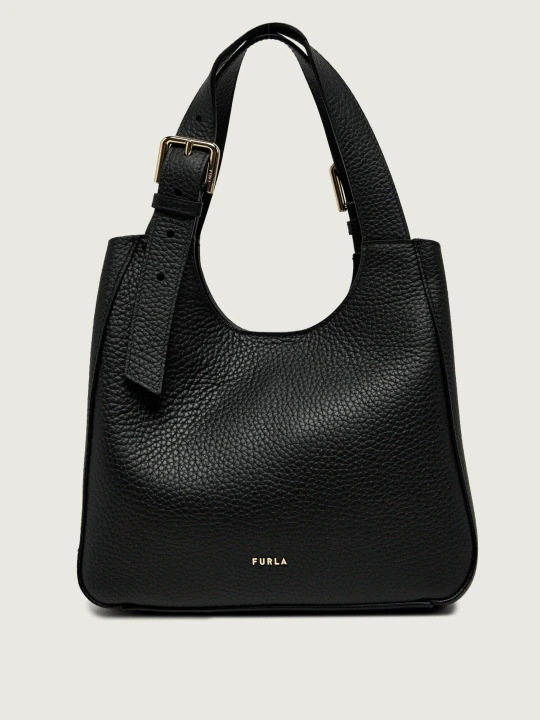 Zdjęcie produktu Furla Skórzana torebka na ramię Furla Dora czarny