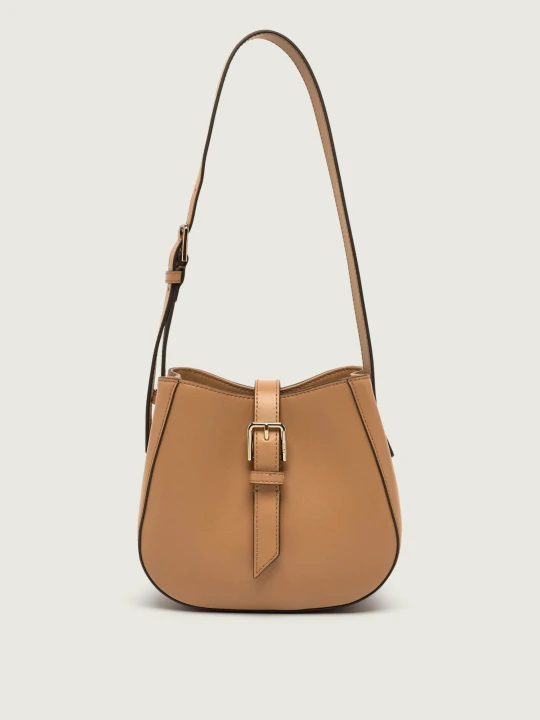 Zdjęcie produktu Furla Skórzana torebka na ramię Furla Dora Mini beżowy