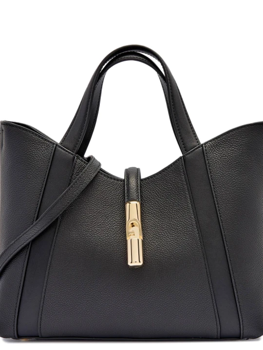 Zdjęcie produktu Furla Skórzana torebka na ramię Furla Goccia czarny
