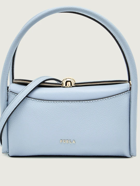 Zdjęcie produktu Furla Skórzana torebka na ramię FURLA NICOLE niebieski