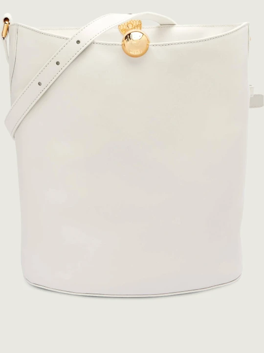 Zdjęcie produktu Furla Skórzana torebka na ramię FURLA SFERA SOFT ecru