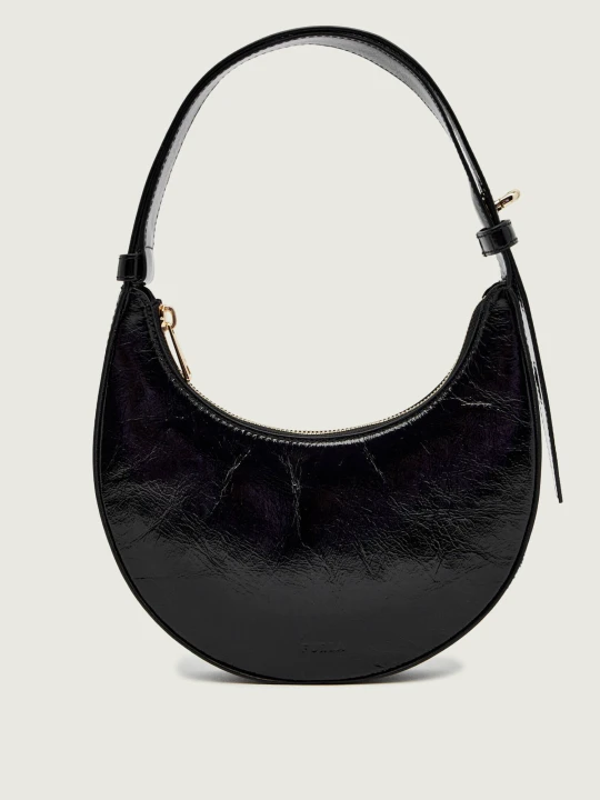 Zdjęcie produktu Furla Skórzane hobo FURLA DELIZIA MINI czarny
