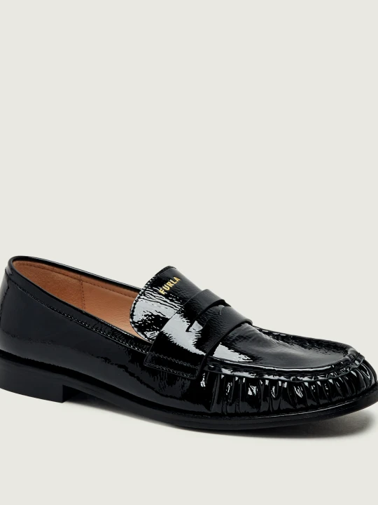 Zdjęcie produktu Furla Skórzane loafersy Furla Soft czarny