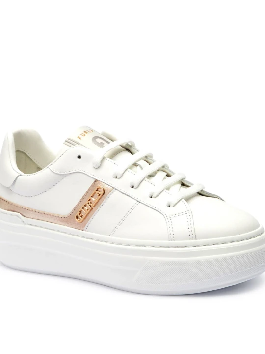 Zdjęcie produktu Furla Skórzane sneakersy Furla Nuage biały