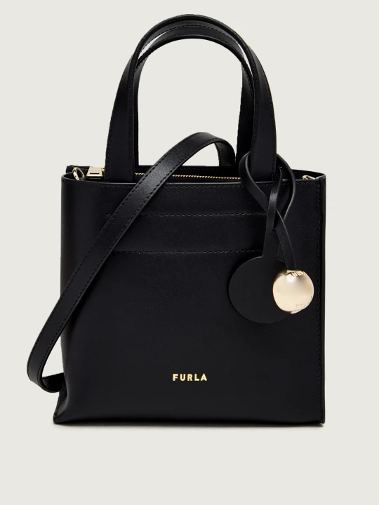 Zdjęcie produktu Furla Skórzany kuferek Furla Divide It czarny