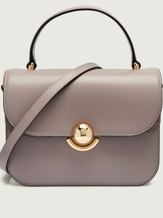 Zdjęcie produktu Furla Skórzany kuferek FURLA SFERA beżowy