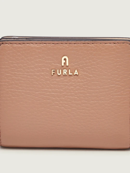 Zdjęcie produktu Furla Skórzany portfel Furla Camelia beżowy