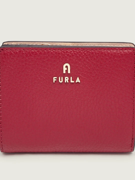Zdjęcie produktu Furla Skórzany portfel Furla Camelia czerwony