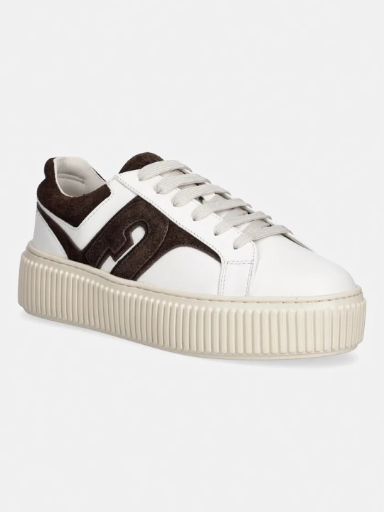 Zdjęcie produktu Furla Sky Lace-Up sneakersy damskie skórzane beżowy