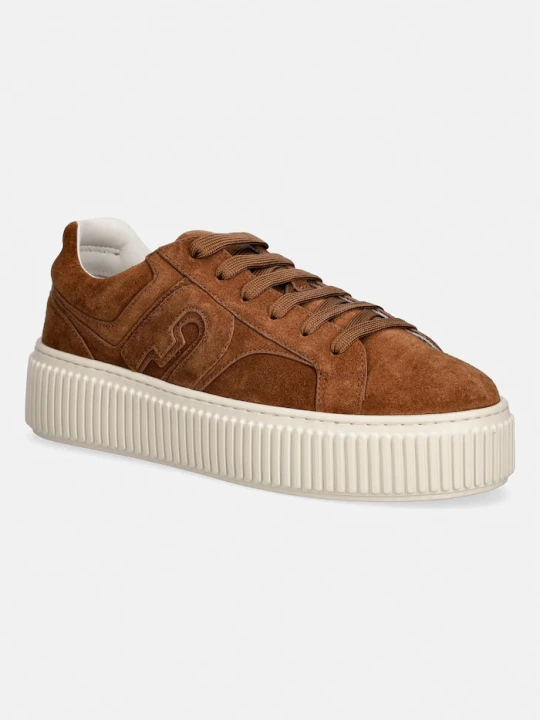 Zdjęcie produktu Furla Sky Lace-Up sneakersy damskie zamszowe brązowy