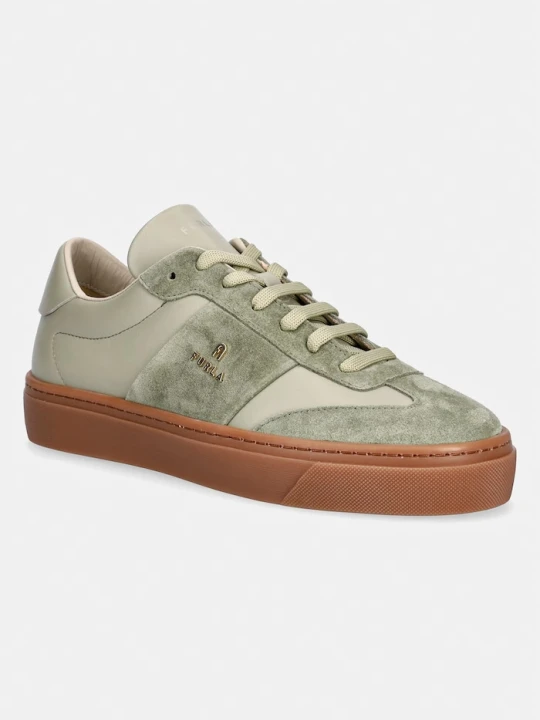 Zdjęcie produktu Furla sneakersy damskie skórzane zielony