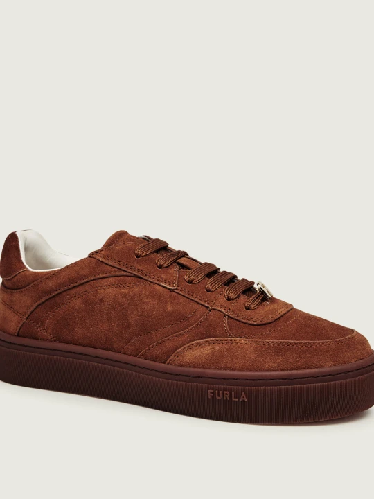 Zdjęcie produktu Furla Sneakersy Furla Allegra | zamsz brązowy