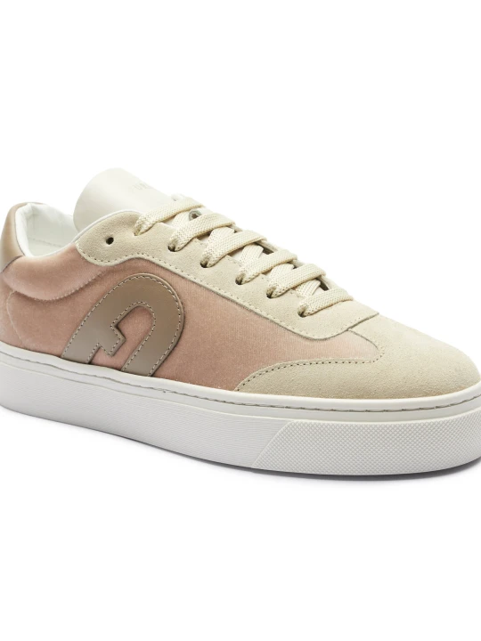 Zdjęcie produktu Furla Sneakersy Furla Enjoy | z dodatkiem skóry pudrowy róż