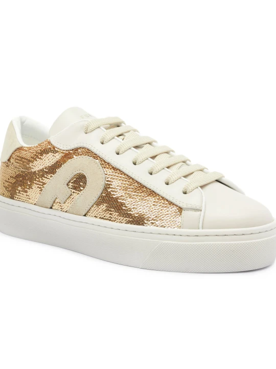Zdjęcie produktu Furla Sneakersy Furla Enjoy | z dodatkiem skóry złoty