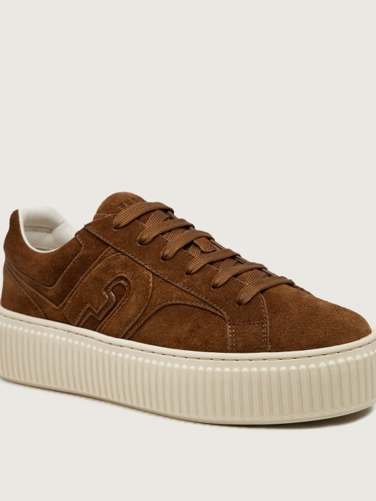Zdjęcie produktu Furla Sneakersy Furla Sky | zamsz koniakowy