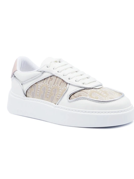 Zdjęcie produktu Furla Sneakersy FURLASPORT | z dodatkiem skóry biały