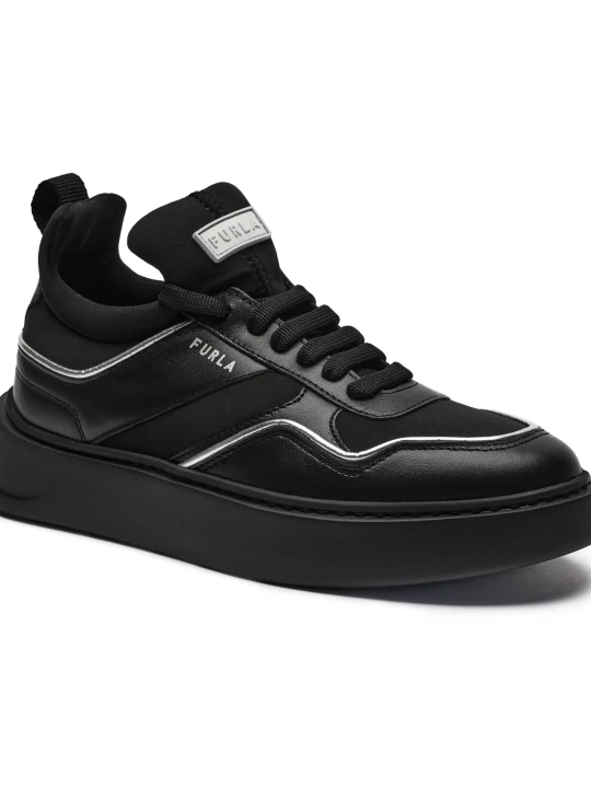 Zdjęcie produktu Furla Sneakersy | z dodatkiem skóry czarny