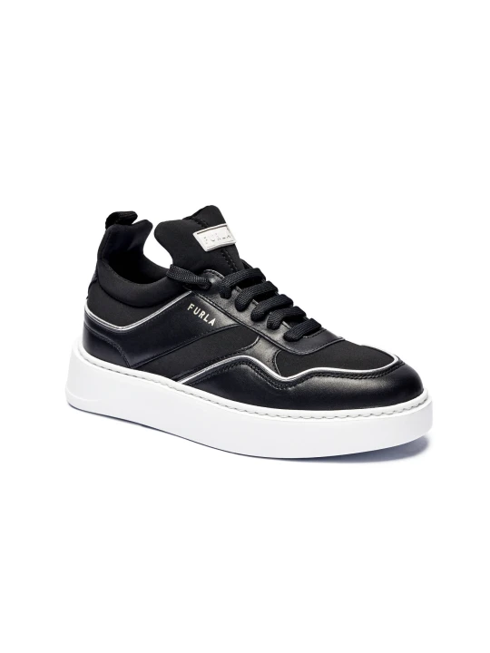 Zdjęcie produktu Furla Sneakersy | z dodatkiem skóry czarny