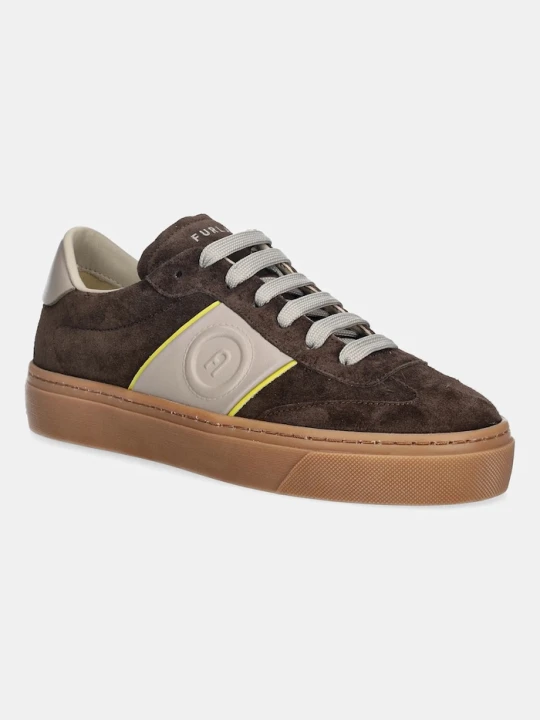 Zdjęcie produktu Furla sneakersy zamszowe Enjoy Lace-Up Sneaker brązowy