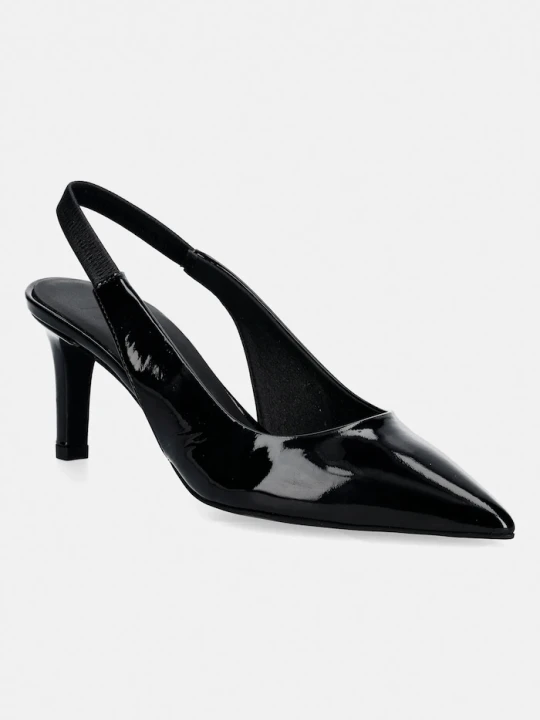Zdjęcie produktu Furla szpilki skórzane Essential Slingback czarny