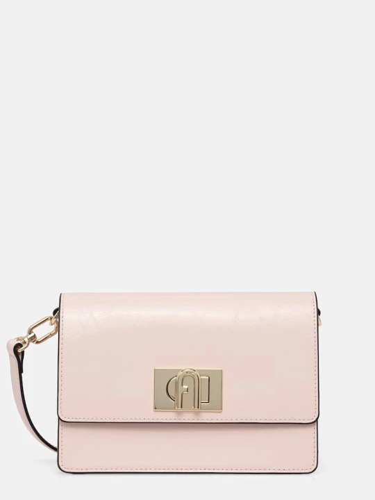 Zdjęcie produktu Furla torebka crossbody damska skórzana 1927 Mini Crossbody 20 różowy