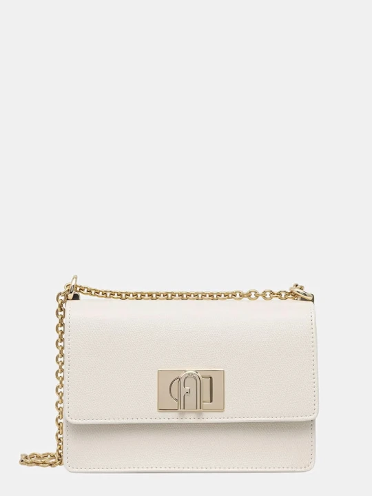 Zdjęcie produktu Furla torebka crossbody damska skórzana 1927 Mini Crossbody 20 beżowy