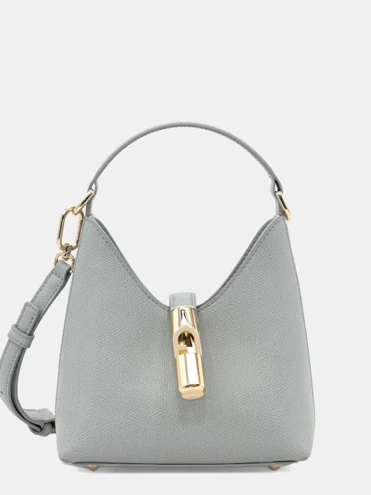 Zdjęcie produktu Furla torebka crossbody damska skórzana turkusowy