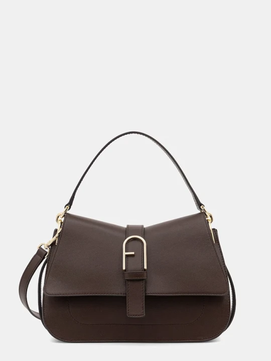 Zdjęcie produktu Furla torebka crossbody damska skórzana brązowy
