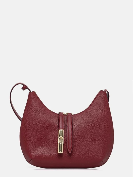 Zdjęcie produktu Furla torebka crossbody damska skórzana czerwony