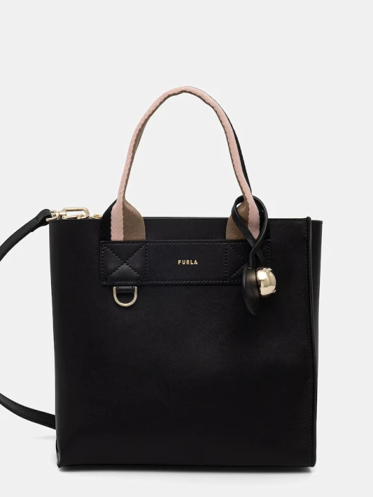 Zdjęcie produktu Furla torebka crossbody damska skórzana Divide It S Tote czarny