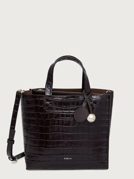Zdjęcie produktu Furla torebka crossbody damska skórzana Divide It S Tote brązowy