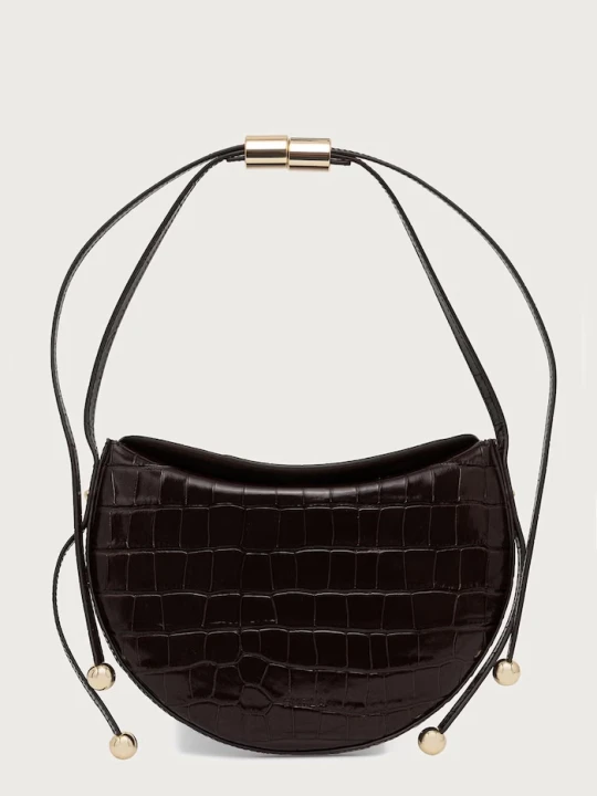 Zdjęcie produktu Furla torebka crossbody damska skórzana Moonstone S brązowy