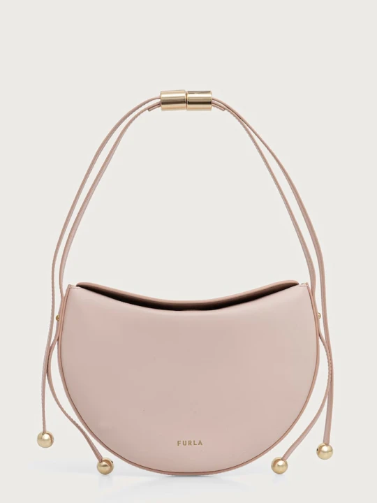 Zdjęcie produktu Furla torebka crossbody damska skórzana Moonstone S różowy