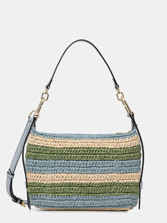 Zdjęcie produktu Furla torebka crossbody damska Tonie Mini Hobo niebieski