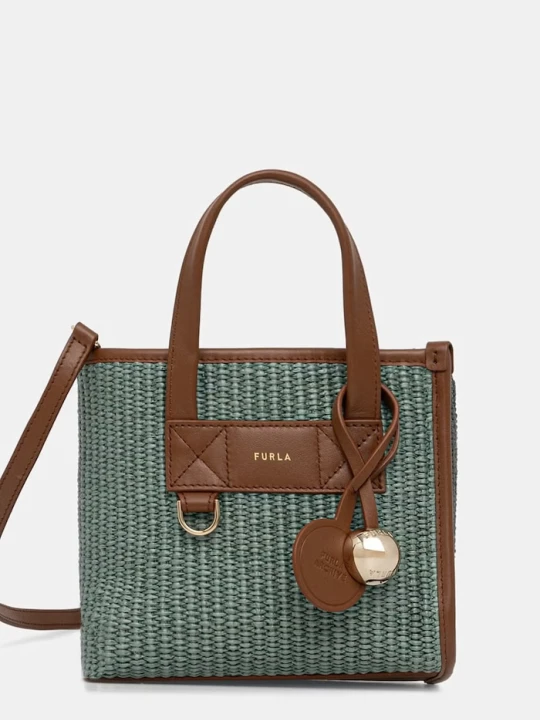 Zdjęcie produktu Furla torebka damska Divide It Mini Tote zielony