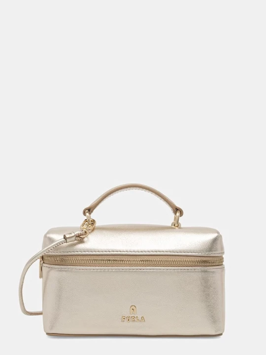 Zdjęcie produktu Furla torebka damska skórzana złoty