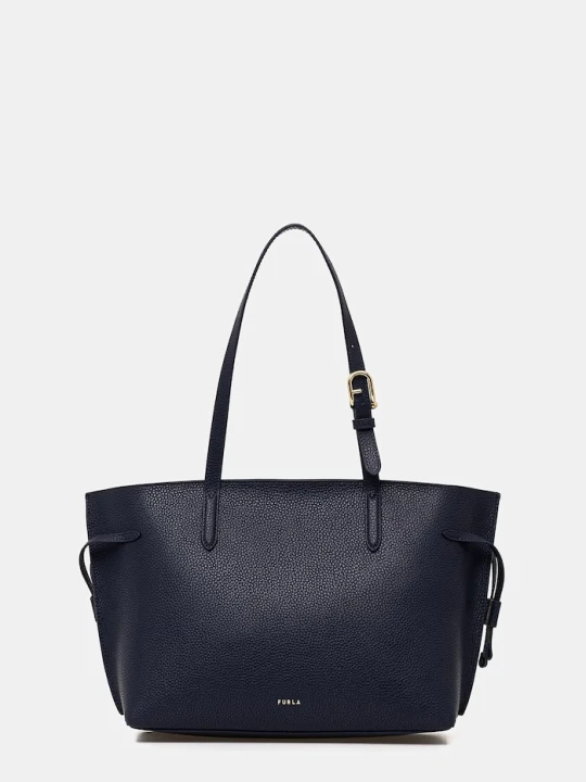 Zdjęcie produktu Furla torebka damska skórzana Ava M Tote granatowy