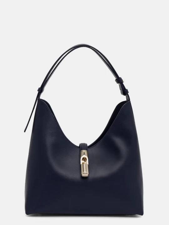 Zdjęcie produktu Furla torebka damska skórzana Goccia M granatowy