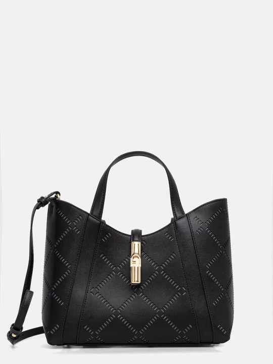 Zdjęcie produktu Furla torebka damska skórzana Goccia S Tote czarny