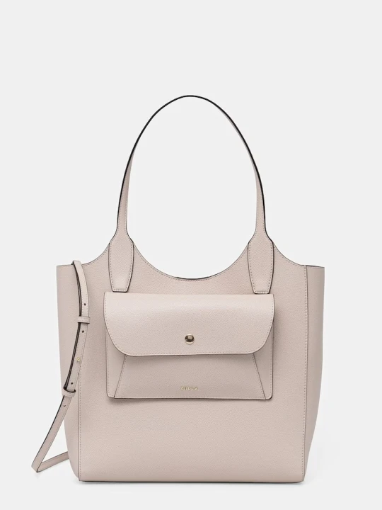 Zdjęcie produktu Furla torebka damska skórzana Lea M Tote beżowy