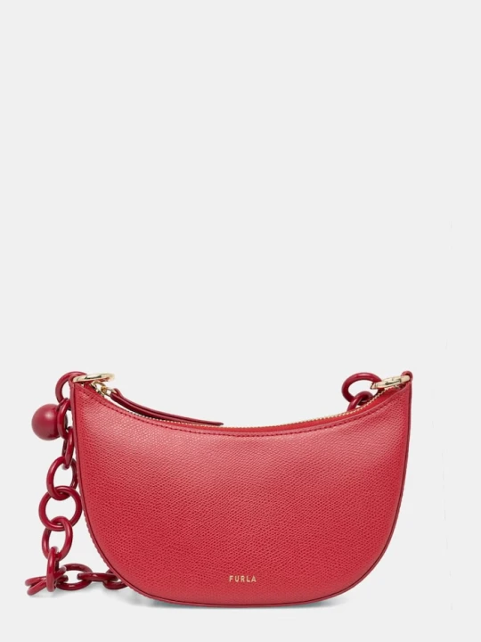 Zdjęcie produktu Furla torebka hobo damska czerwony