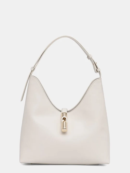 Zdjęcie produktu Furla torebka hobo damska skórzana biały