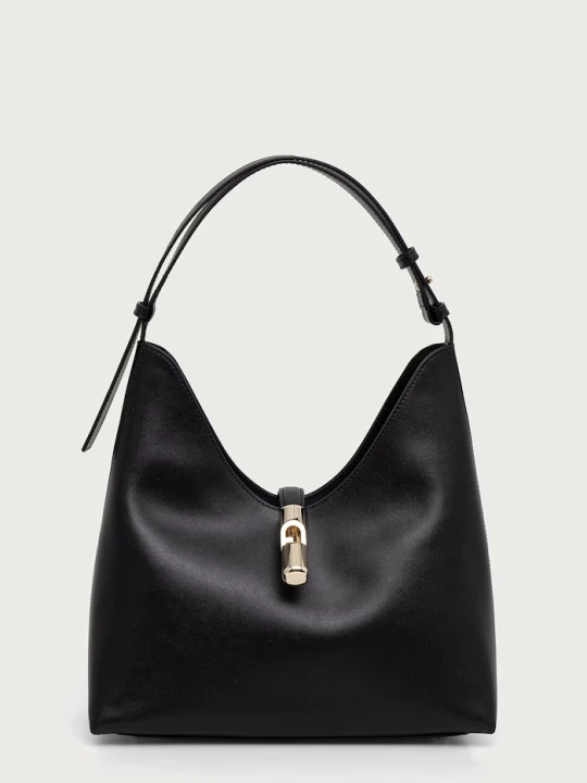 Zdjęcie produktu Furla torebka hobo damska skórzana czarny